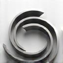 Interconnected gears and a loop diagram, representing a closed feedback loop.