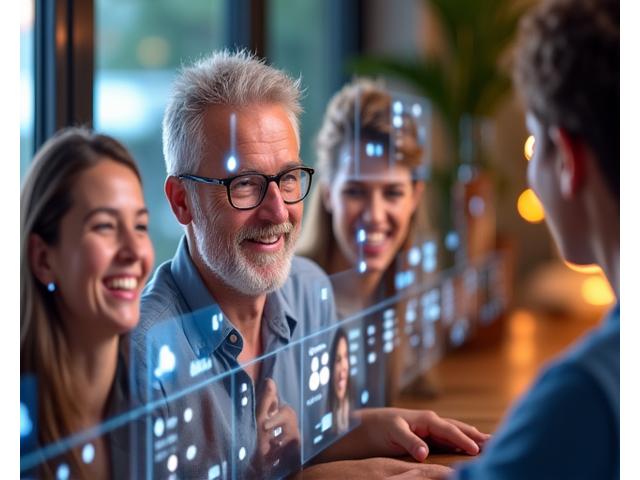 People connecting in a vibrant online forum, representing community engagement.